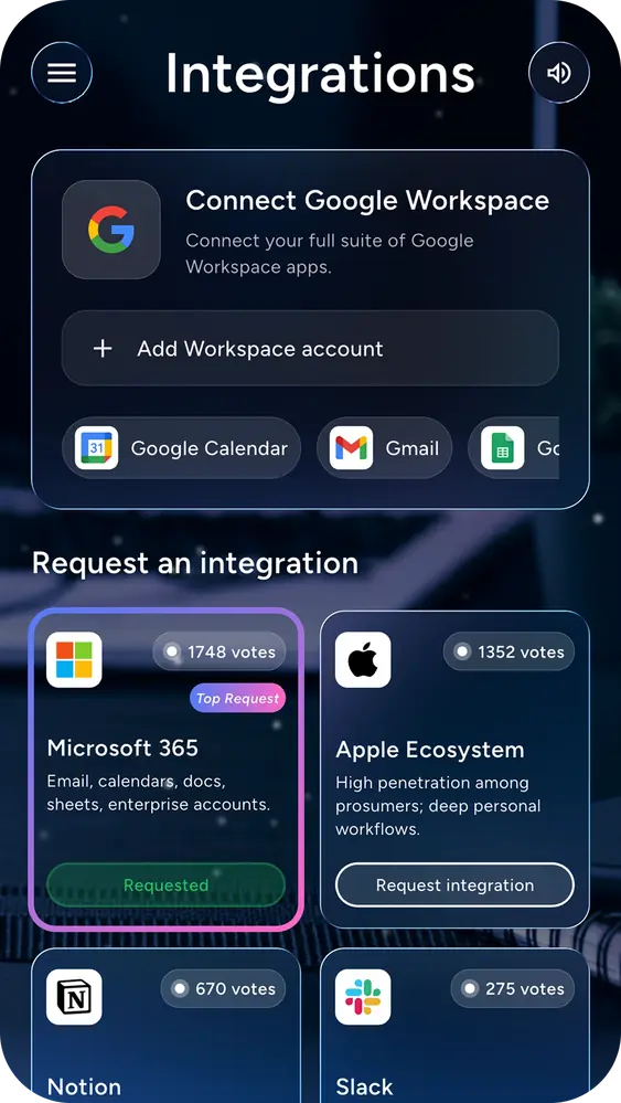 App screenshot